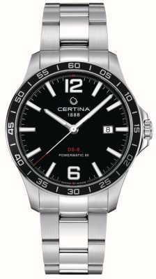 Certina Ds-8 powermatic 80 40,5 mm automatische zwarte wijzerplaat C0338071105700