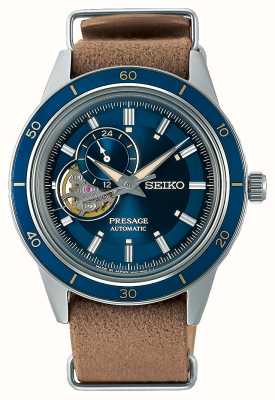 Seiko Presage stijl jaren '60 denim automatisch horloge SSA453J1