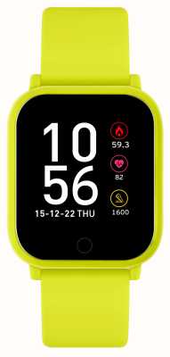 Reflex Active Serie 10 multifunctionele smartwatch (42 mm) digitale wijzerplaat / limoengroene siliconen RA10-2113