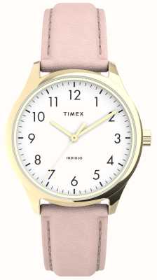 Timex Dames | gemakkelijke lezer | roze riem TW2V25200