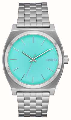 Nixon Tijdteller | turquoise wijzerplaat | roestvrijstalen armband A045-2084-00