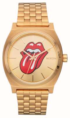 Nixon Rolling Stones tijdteller goudkleurig horloge A1356-509-00