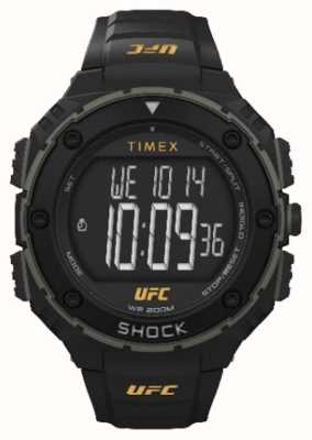 Timex X ufc shock oversize digitaal / zwart rubber TW4B27200