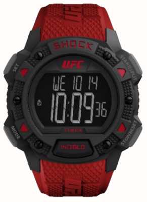 Timex X ufc core shock digitaal / rood rubber TW4B27600