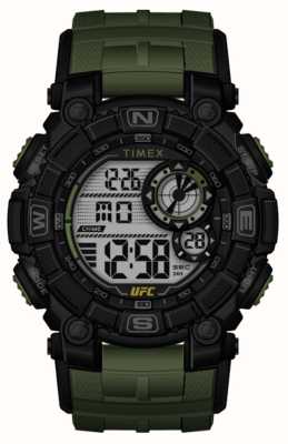 Timex x UFC Inwissel digitaal / groen rubber TW5M53900