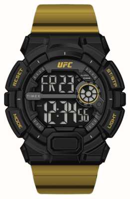 Timex x UFC Striker digitale / gouden rubberen band TW5M53600