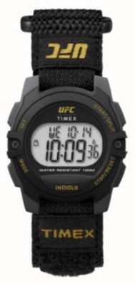 Timex x UFC Rivaliteit digitale / zwarte stoffen band TW4B27700