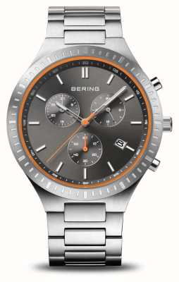 Bering Titan chronograaf | zwarte wijzerplaat | titanium armband 11743-709