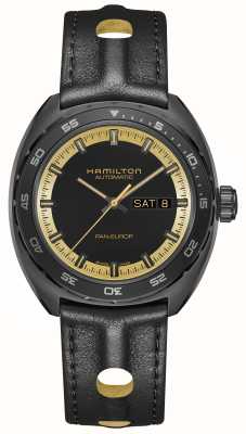 Hamilton American classic pan europ day/date automatisch zwart & goud capsule H35425730
