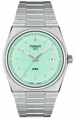 Tissot Prx 40 mm kwarts | groene wijzerplaat | roestvrijstalen armband T1374101109101