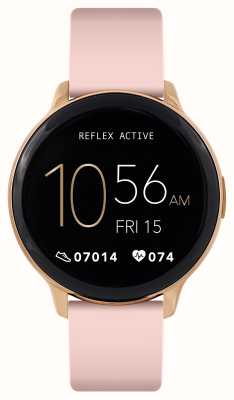 Reflex Active Serie 14 multifunctionele smartwatch (45 mm) digitale wijzerplaat / roze siliconen RA14-2142