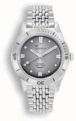 Squale Super-squale | sunray grijze wijzerplaat | roestvrijstalen armband SUPERSSG.AC