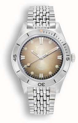 Squale Super-squale | sunray bruine wijzerplaat | roestvrijstalen armband SUPERSSBW.AC