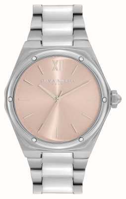 Olivia Burton Sport luxe hexa | roze wijzerplaat | roestvrijstalen armband 24000071