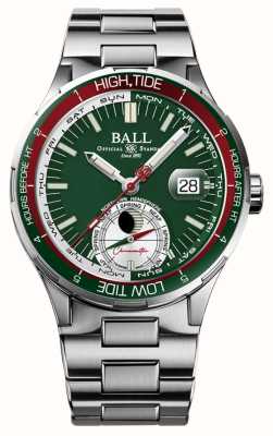 Ball Watch Company Roadmaster oceaanverkenner | 41mm | beperkte oplage | groene wijzerplaat | roestvrijstalen armband DM3120C-S1CJ-GR