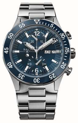Ball Watch Company Roadmaster reddingshronograaf | 41mm | beperkte oplage | blauwe wijzerplaat | roestvrijstalen armband DC3030C-S1-BE