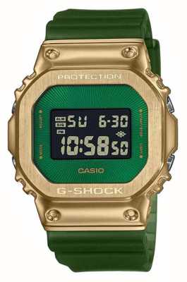 Casio G-shock 5600 serie smaragd goud GM-5600CL-3ER