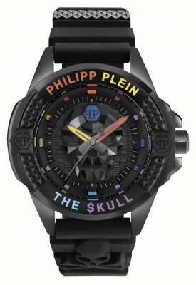 Philipp Plein De $kull high-conic zwarte wijzerplaat / zwarte band PWAAA0621