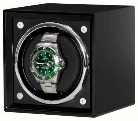 Watch Accessories Automatische luxe watchwinder | zwarte matte afwerking | 4 rotatiemodus | katoenen horlogekussen | geen horloge WINDER-2023-BLACK