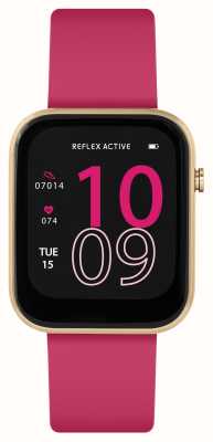 Reflex Active Serie 12 multifunctionele smartwatch (38 mm) digitale wijzerplaat / felroze siliconen RA12-2152