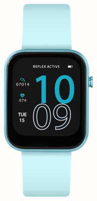 Reflex Active Serie 12 multifunctionele smartwatch (38 mm) digitale wijzerplaat / hemelsblauwe siliconen RA12-2159
