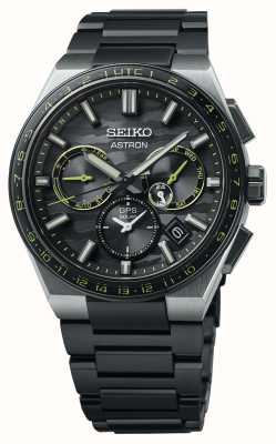 Seiko Astron ‘cyber geel’ gps solar 5x dual-time limited edition SSH139J1