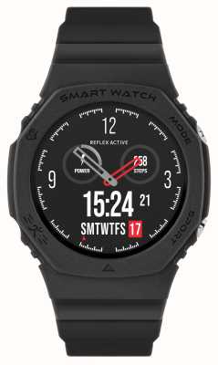 Reflex Active Series 26 sport multifunctionele smartwatch (42 mm) digitale wijzerplaat / zwarte siliconen RA26-2180