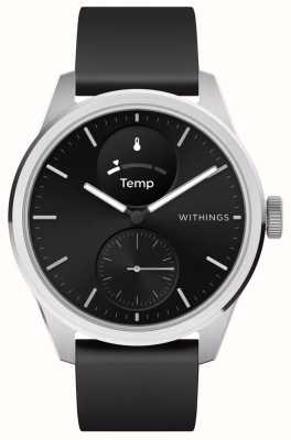 Withings Scanwatch 2 - hybride smartwatch met ecg (42 mm) zwarte hybride wijzerplaat / zwarte siliconen HWA10-MODEL 4-ALL-INT
