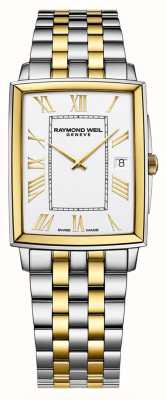 Raymond Weil Toccata goudkleurig roestvrijstalen quartz herenhorloge 5425-STP-00308