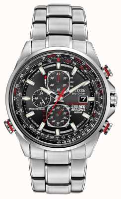 Citizen Heren rode pijlen a-t d9 chronograaf eco-drive horloge AT8060-50E
