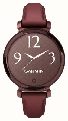 Garmin Lily 2 klassieke editie fitness & lifestyle smartwatch (35,4 mm) donkerbrons met moerbeileer 010-02839-03