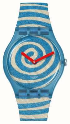 Swatch X tate - de spiralen van de burgerij - een staaltje kunstreis SUOZ364C