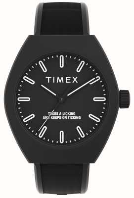 Timex Urban pop (40 mm) zwarte wijzerplaat / zwarte bio-tpu band TW2W42100