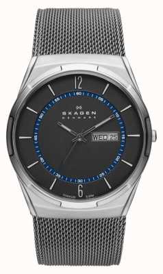 Skagen Melbye titaniumgrijs mesh titanium herenhorloge SKW6078