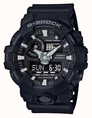 Casio Heren g-shock zwarte alarm chronograaf GA-700-1BER