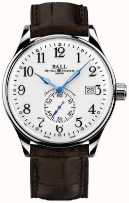 Ball Watch Company Trainmaster standaard tijd chronometer voor heren NM3888D-LL1CJ-WH