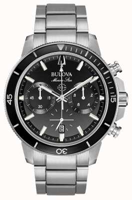 Bulova Marine star zwart chronograaf herenhorloge 96B272