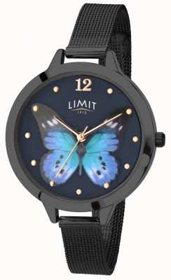 Limit Dames geheime tuin zwarte pvd vlinder horloge 6270.73
