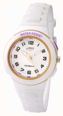 Limit Kinderhorloge witte wijzerplaat en siliconen band 5590.67