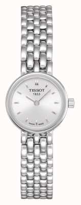 Tissot Mooie roestvrijstalen armband voor dames, vergulde zilveren wijzerplaat T0580091103100