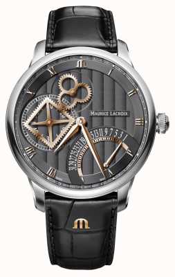 Maurice Lacroix Meesterwerk retrograde automatisch horloge met vierkant wiel MP6058-SS001-310-1