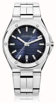 Herbelin Heren roestvrij stalen horloge blauwe wijzerplaat 12245/B15