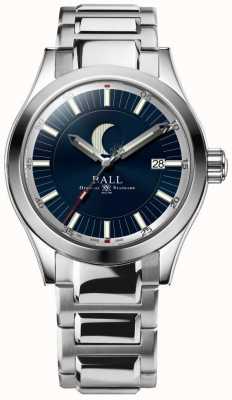 Ball Watch Company Ingenieur ii maanfase datumweergave roestvrij stalen armband NM2282C-SJ-BE