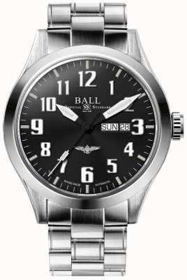 Ball Watch Company Engineer III zilveren ster zwarte wijzerplaat met dag- en datumweergave NM2180C-S2J-BK