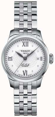 Tissot Dames le locle automatisch horloge met dunne diamanten T41118316