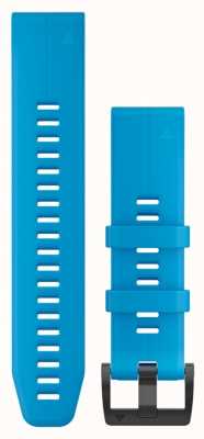 Garmin Cyaan blauwe rubberen band alleen quickfit 22mm 010-12740-03