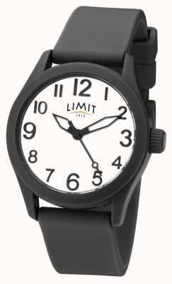 Limit | zwarte siliconen band | witte wijzerplaat | 5720