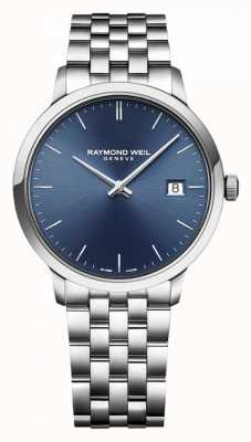 Raymond Weil Ex-display | herentoccata | klassiek roestvrij staal | blauwe wijzerplaat | 5485-ST-50001-EX-DISPLAY