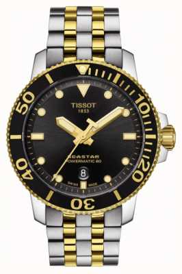 Tissot Seastar 1000 powermatic 80 automatische two tone T1204072205100