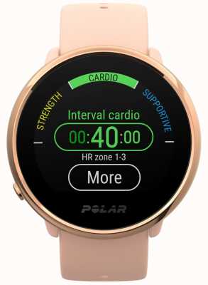 Polar Ignite gps activity en hr tracker rose goud & roze(s) 90079898